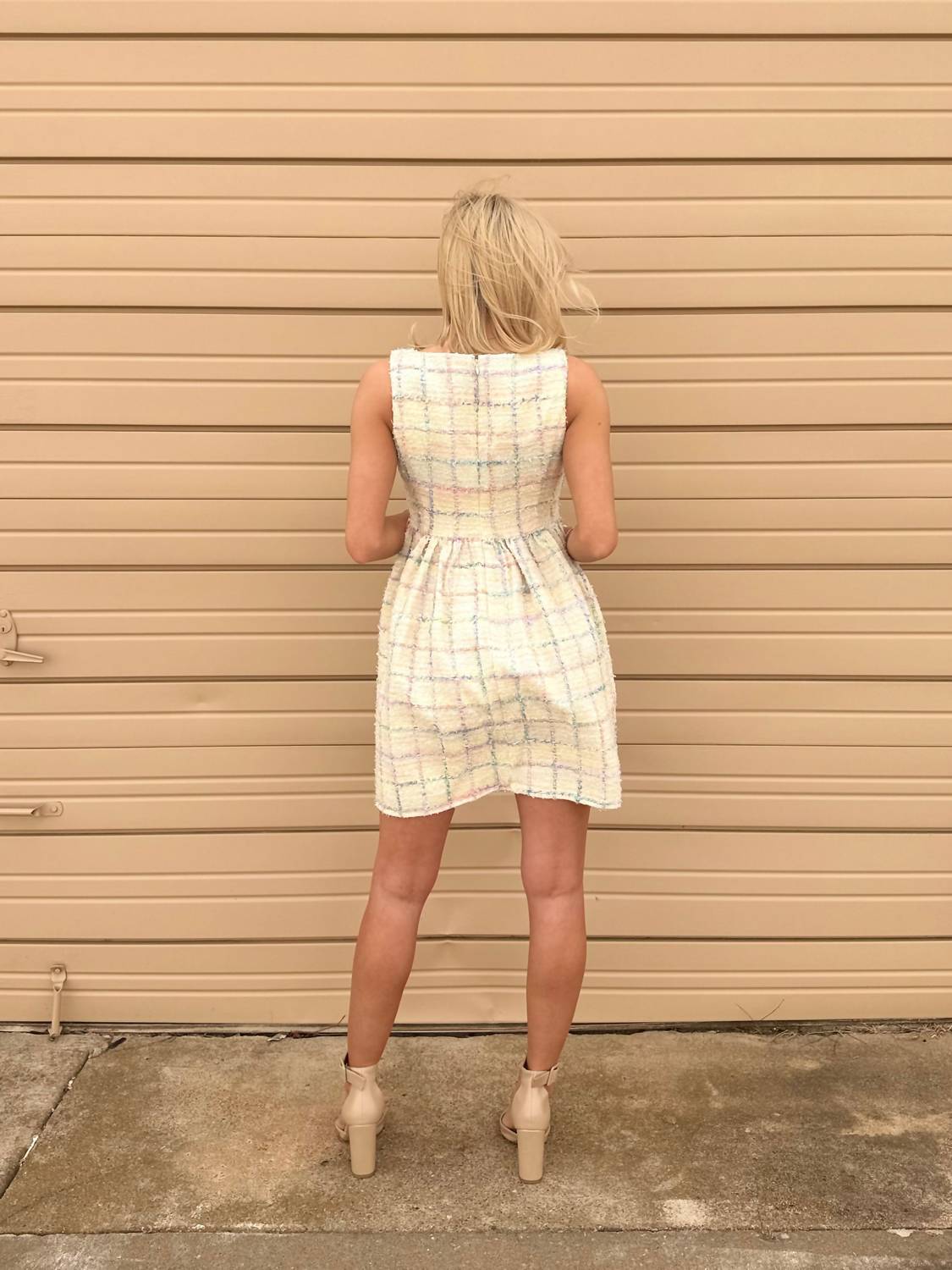 Aureum - Wren Tweed Mini Dress