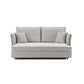 Oren Chenille Sleeper Sectional Sofa With Storage - Gray