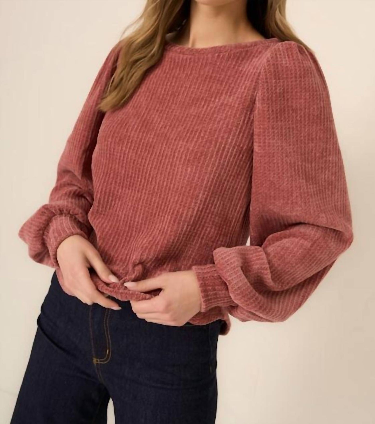 Project Social T - Just Because Chenille Top
