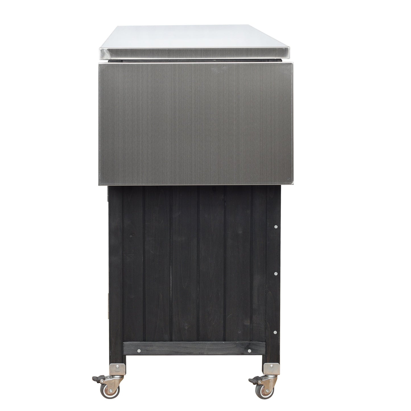 Foldable Outdoor Kitchen Island Patio Mobile Kitchen Cart