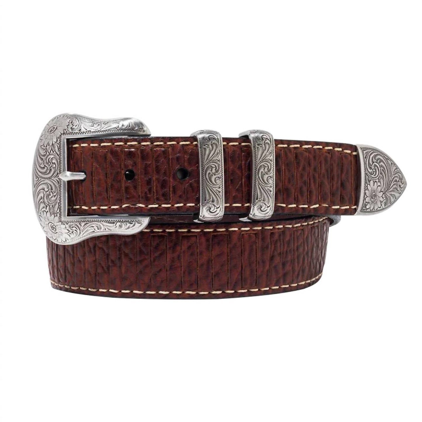Lejon Leather Goods - Men's Vintage Bison Leather Wild Bill Ii Usa Belt
