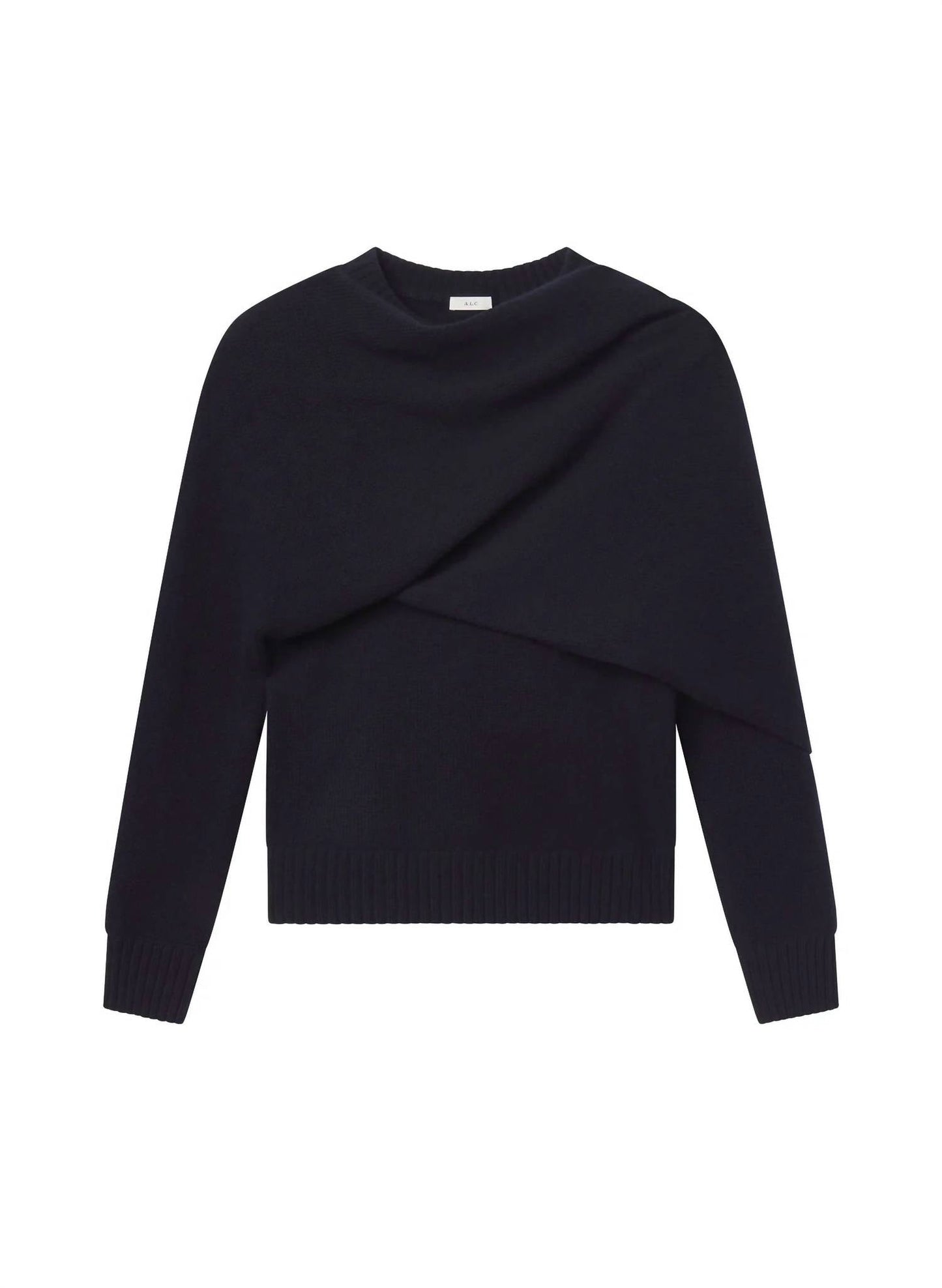 A.L.C. - Davin Draped Wool Sweater