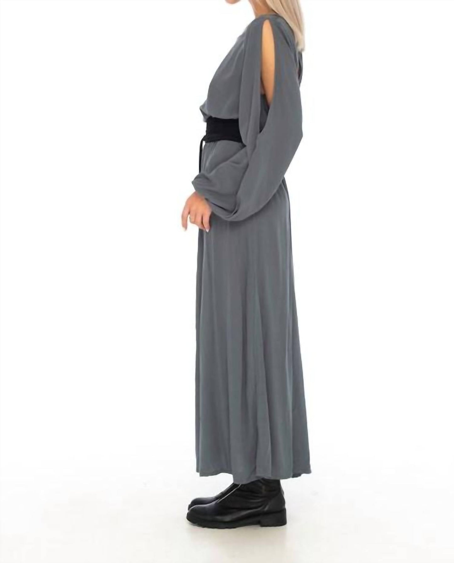 Skemo - Basics Cold Shoulder Long Dress