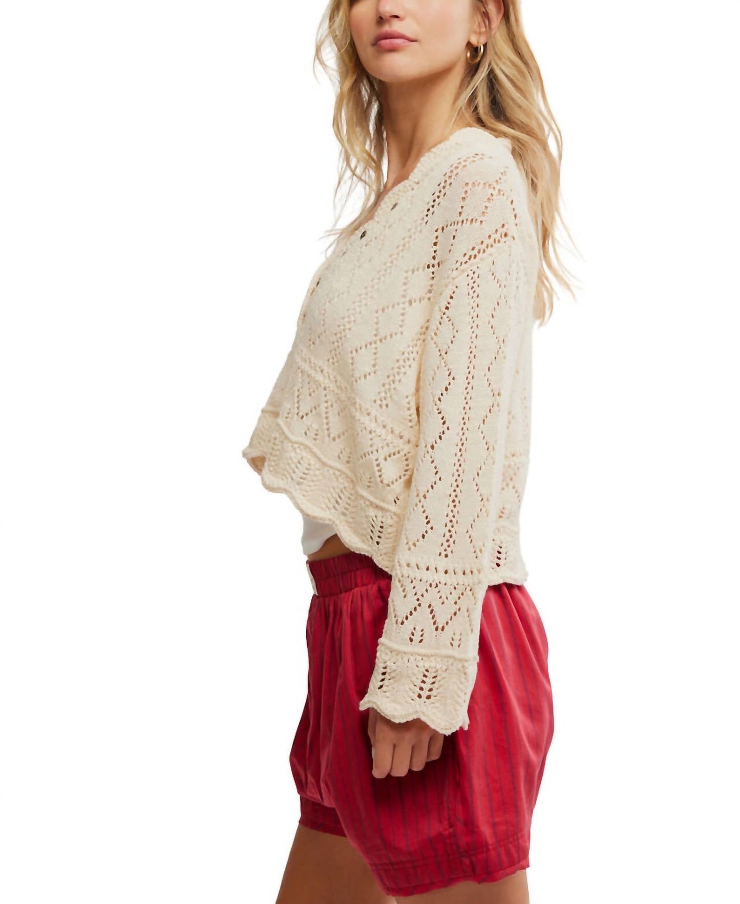 Free People - CHARLOTTE CROCHET TOP