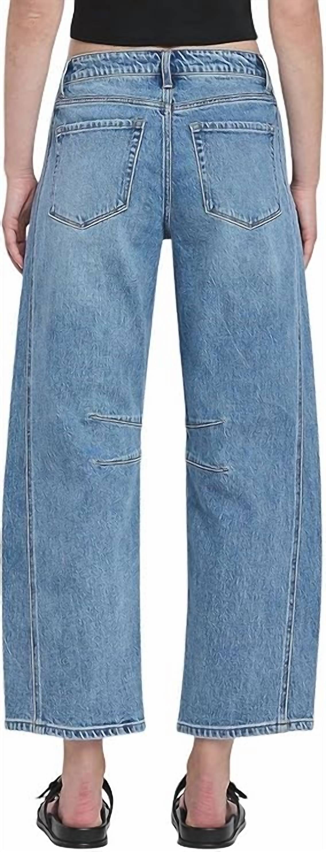 Vervet By Flying Monkey - Kate High Rise Barrel Jean