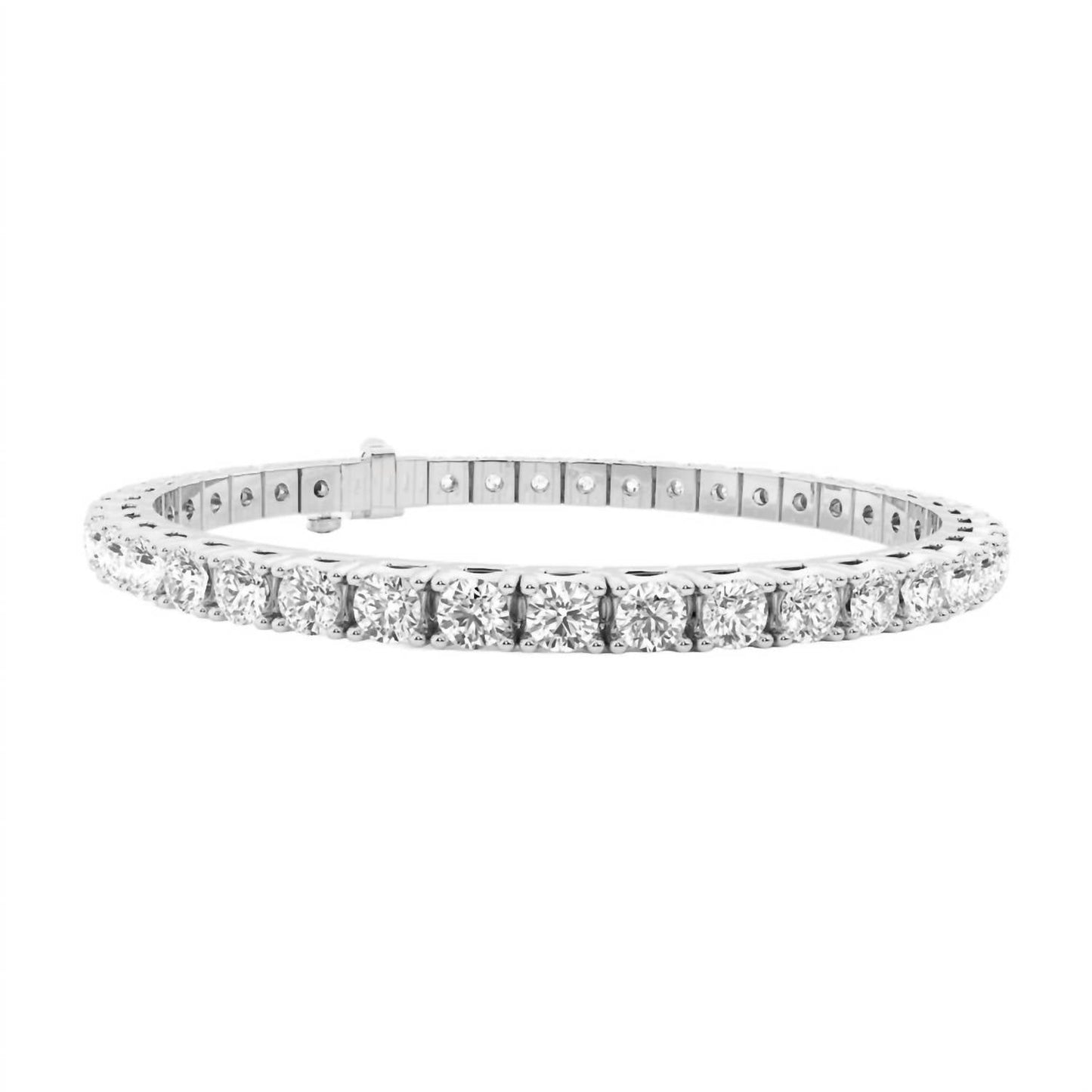 Diana M Jewels - 10.02 Cts Lab Grown Diamond Round Tennis Bracelet