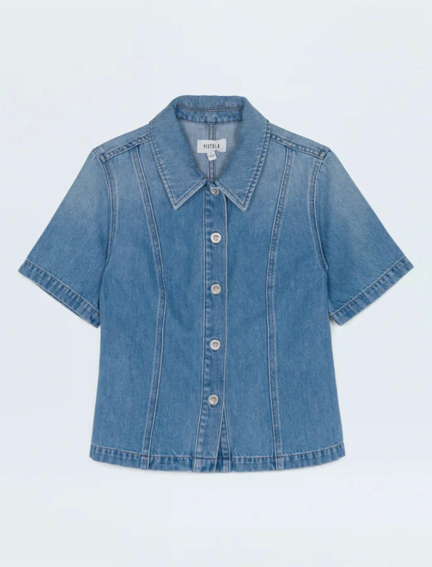 Pistola - Cyndi Short Sleeve Denim Shirt