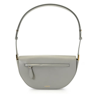Bolsa de ombro pequena de couro Burberry Olympia
