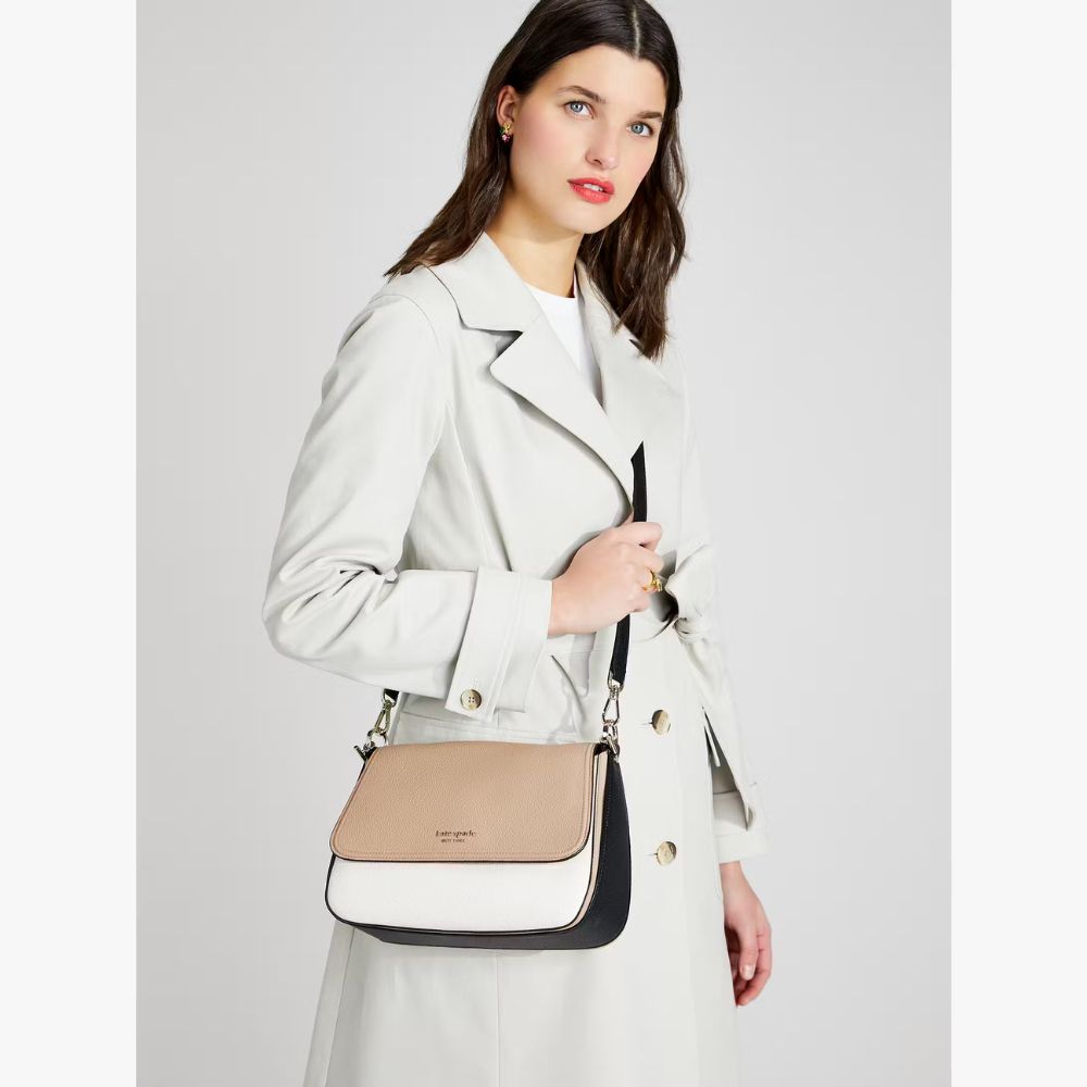 Bolsa de ombro média Kate Spade Hudson Color Block 