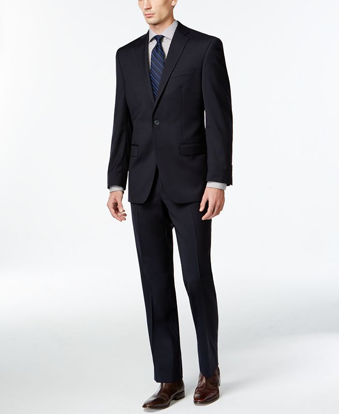 Terno Calvin Klein Slim Fit Masculino Azul Tamanho 36