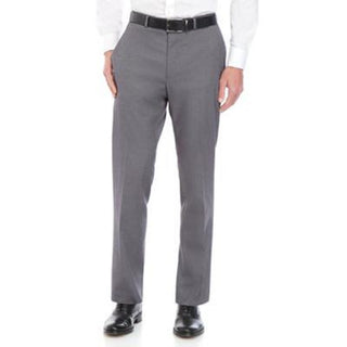 Calça social slim fit masculina Calvin Klein cinza tamanho 36x32