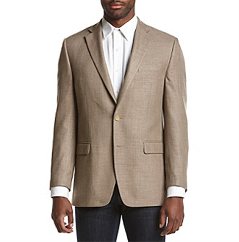 Ralph Lauren Masculino Classic Fit Neat Ultraflex Sport Coat Marrom Tamanho 40