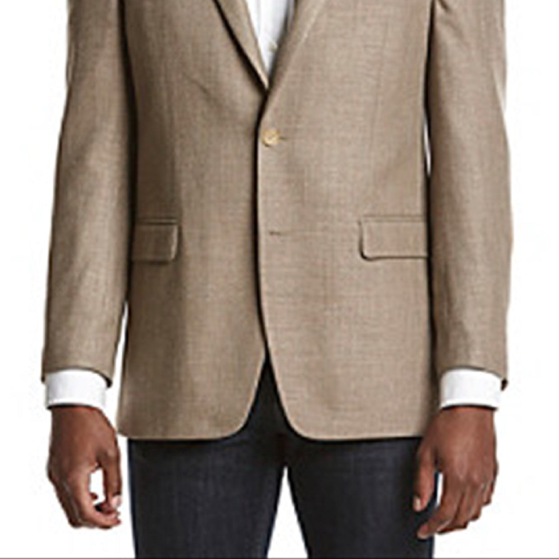 Ralph Lauren Masculino Classic Fit Neat Ultraflex Sport Coat Marrom Tamanho 40