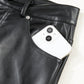 Dear Lover - Faux Leather Skirt