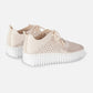 Ilse Jacobsen - Women's Tulip Embroidered Platform Sneaker