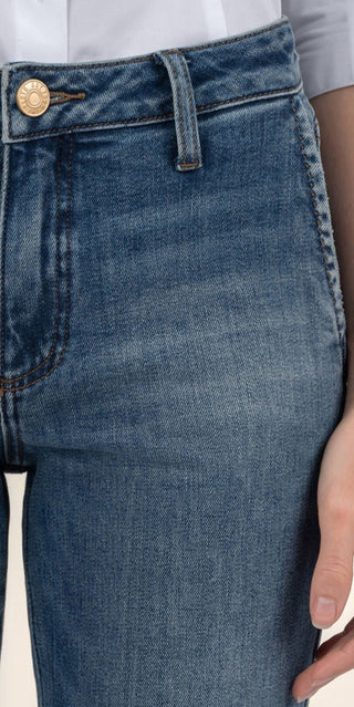 Kut From The Kloth - Kelsey Ankle Slash Pocket Flare Jeans