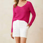 Tommy Bahama - Cedar Linen Vneck Pullover