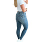 Judy Blue - Alba Distressed Hem Skinny Jeans