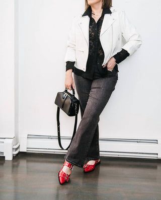 Daze - Calça Jeans Reta de Cintura Alta Sundaze