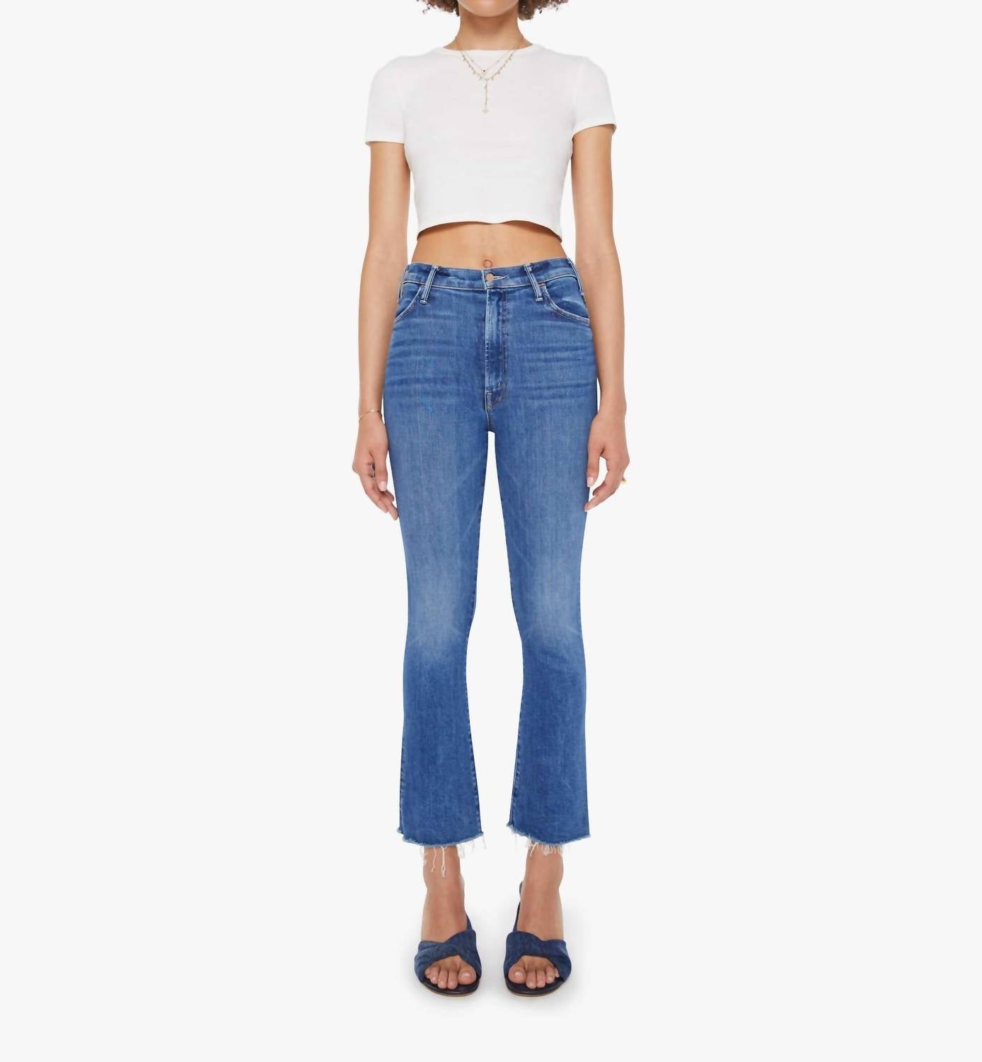 Mother - Hustler Ankle Fray Jean