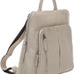 Mochila Mancini Brigette Pebbled Feminina Branca Tamanho Regular