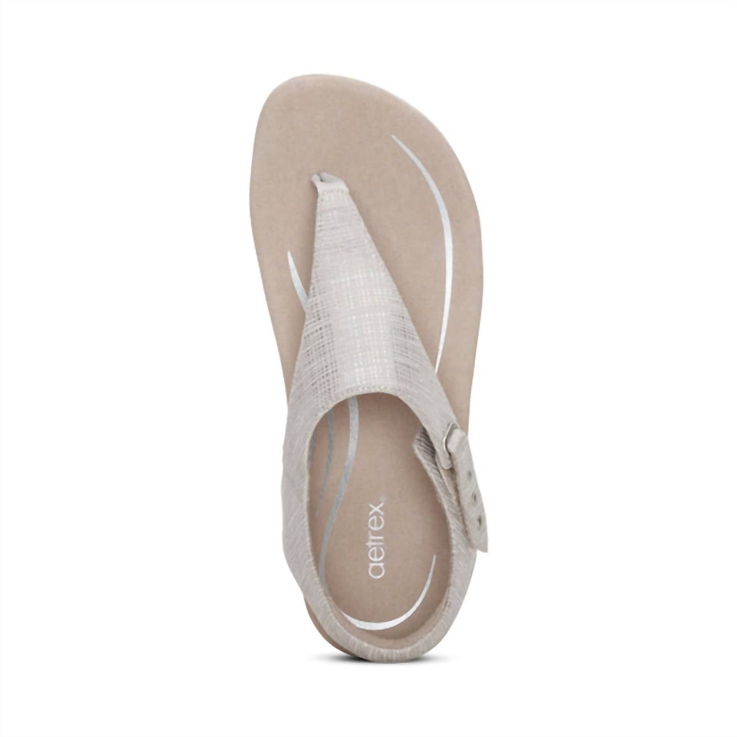Aetrex - Women's Ellie Adjustable Quarter Strap Thong Sandal