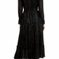 Elan - International Shimmer Striped Maxi Dress