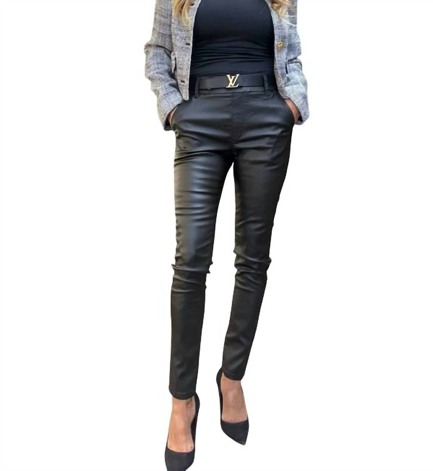Bevy Flog - Dafna Vegan Leather Pants