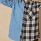 Entro - Denim & Plaid Top