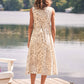 April Cornell - Dancing Peacock Porch Midi Dress