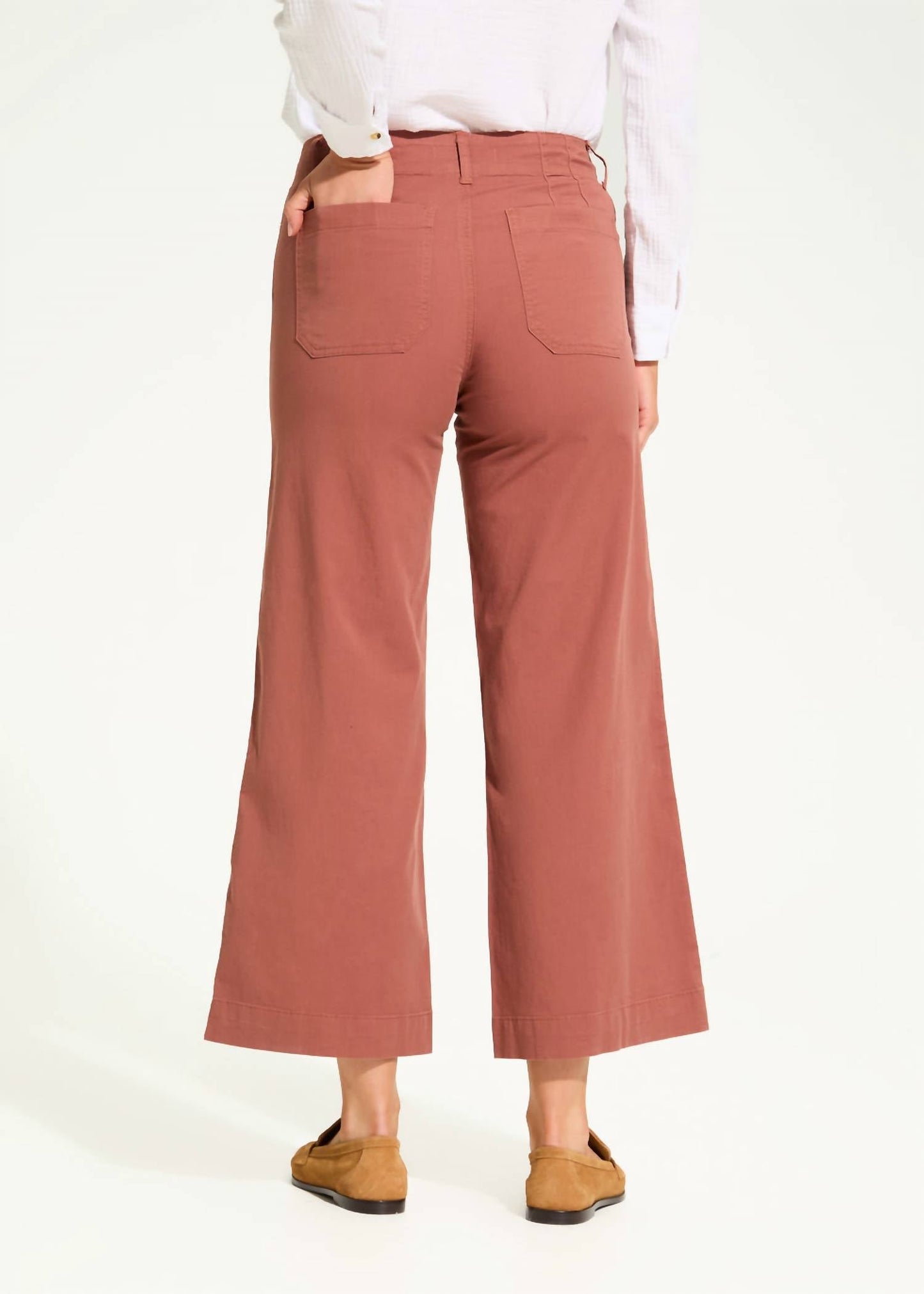 Fdj - Christina Wide Ankle Denim Pant