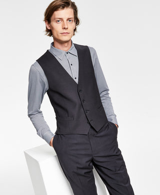 Colete Calvin Klein X Fit Stretch Solid Masculino Preto Tamanho P