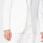 Bar III Jaqueta de linho slim fit masculina, branca, tamanho 38