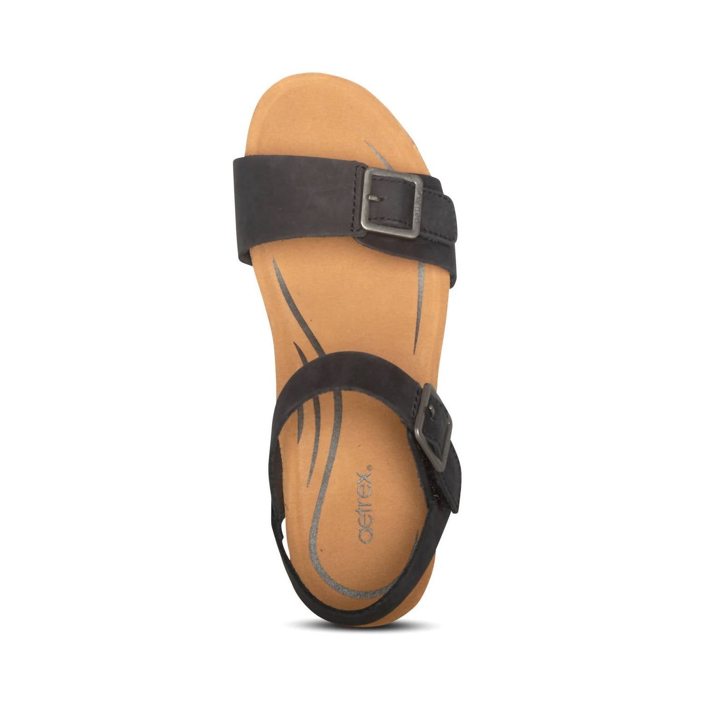 Aetrex - Women's Lexa Cork Quarter Strap Wedge
