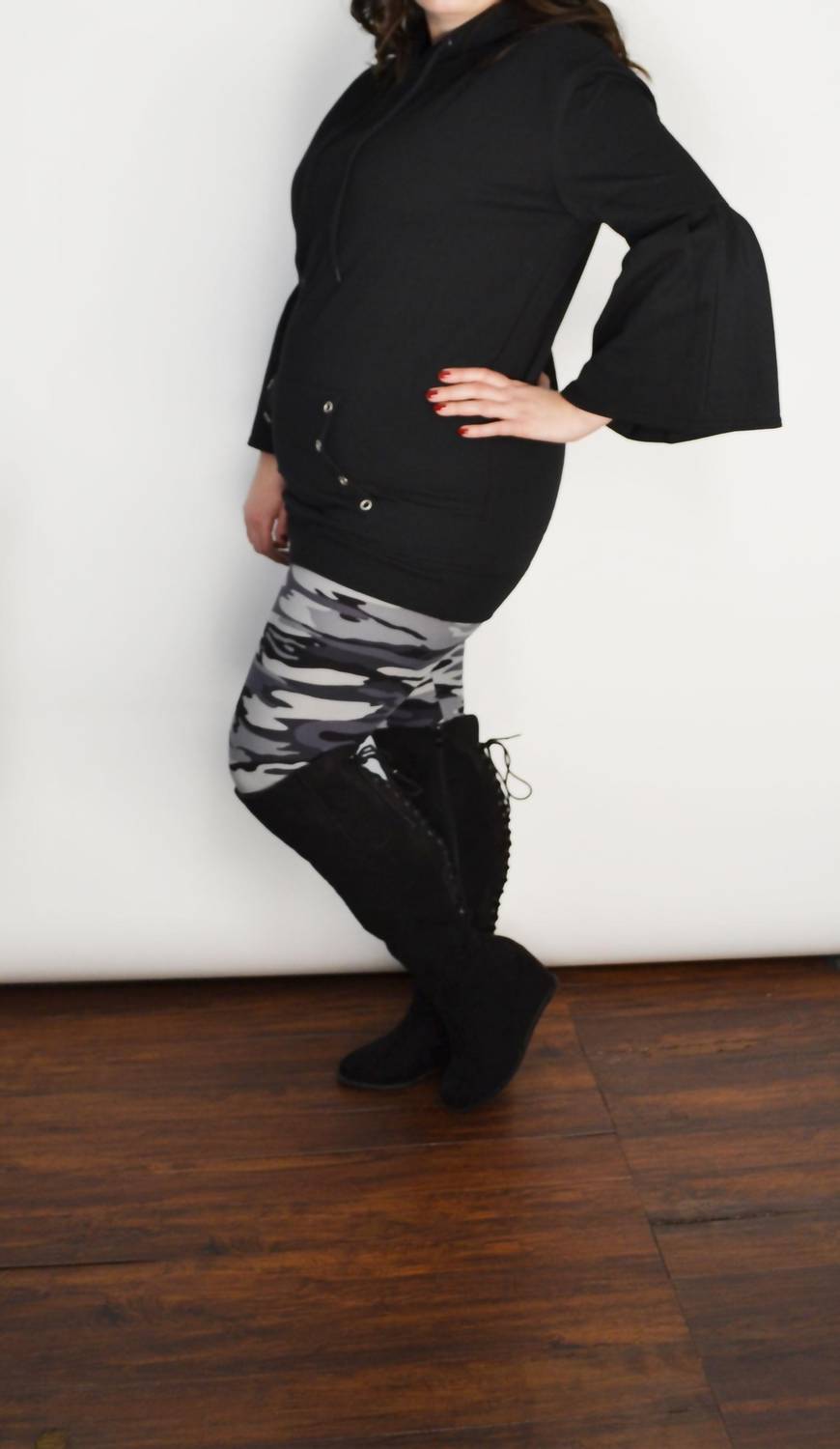 Tough Luv - Bell Sleeve Hoodie