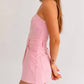 Le Lis - Strapless Denim Romper