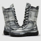 Kcr Group - Women’s Original Tall Thick Zip-Up Leather Boots