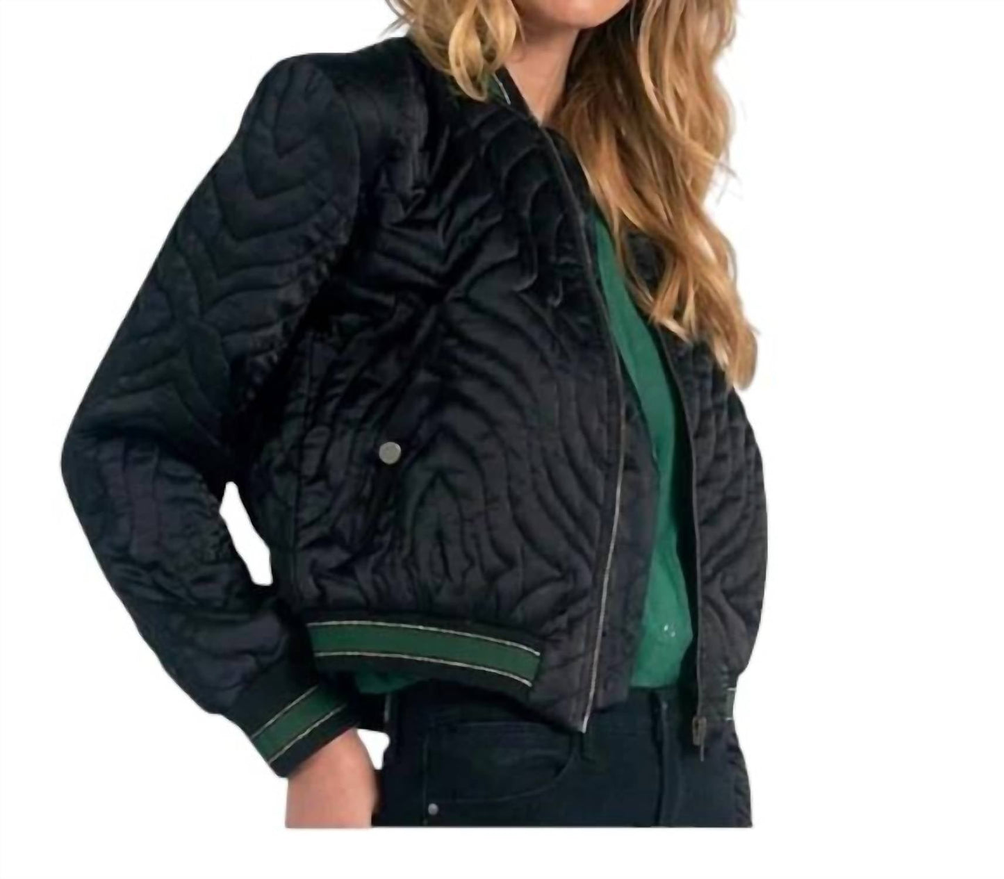Elan - Quilted Bomber Jacket