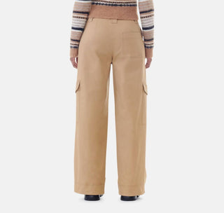 Ganni - Cardigan listrado de lã macia