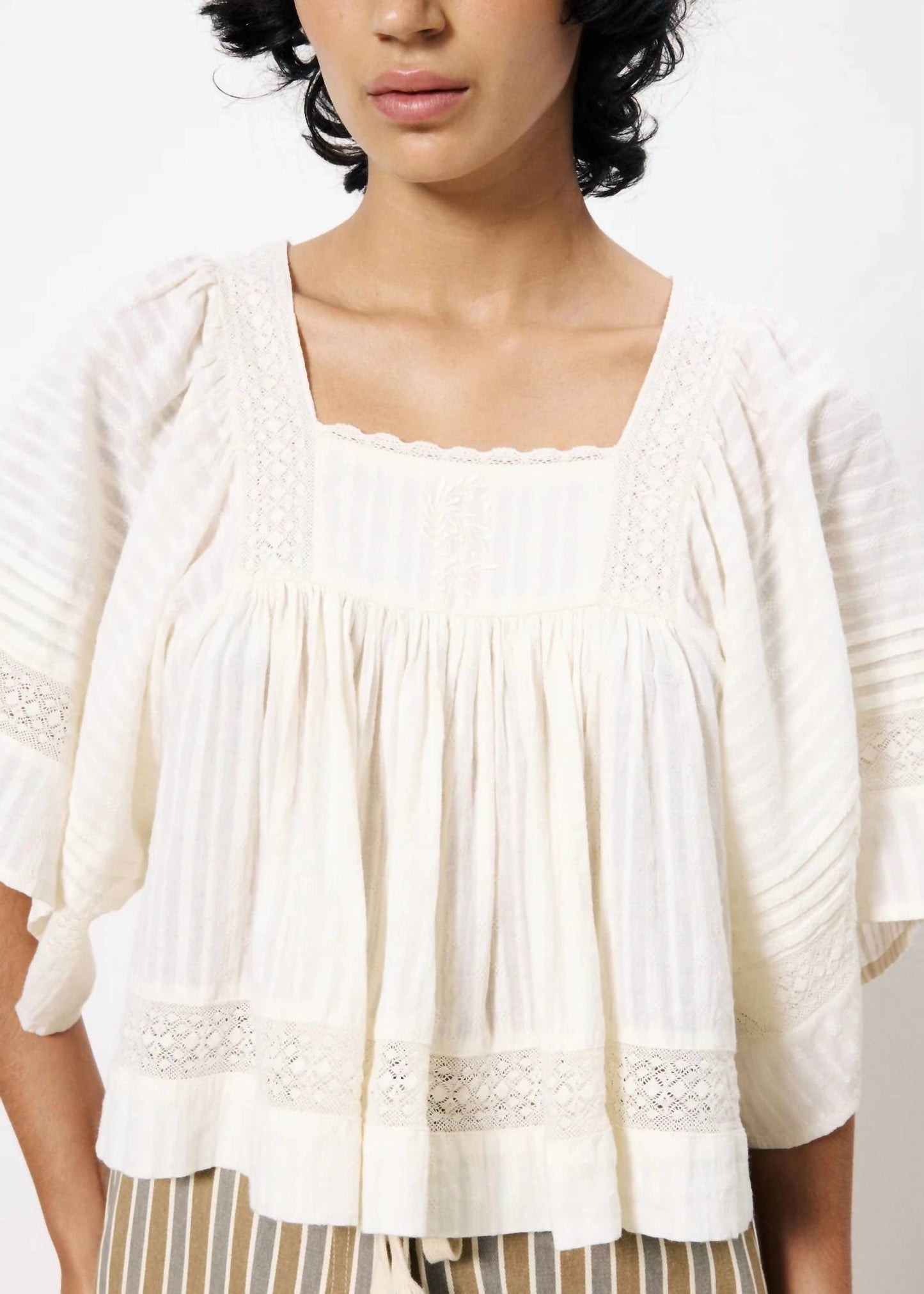 Frnch - Patricie Squareneck Blouse