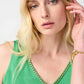 Joseph Ribkoff - Satin Cami with Chain Detail