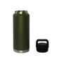 Creative Gifts International - Stainless Steel Twist-Off Cap Water Bottle