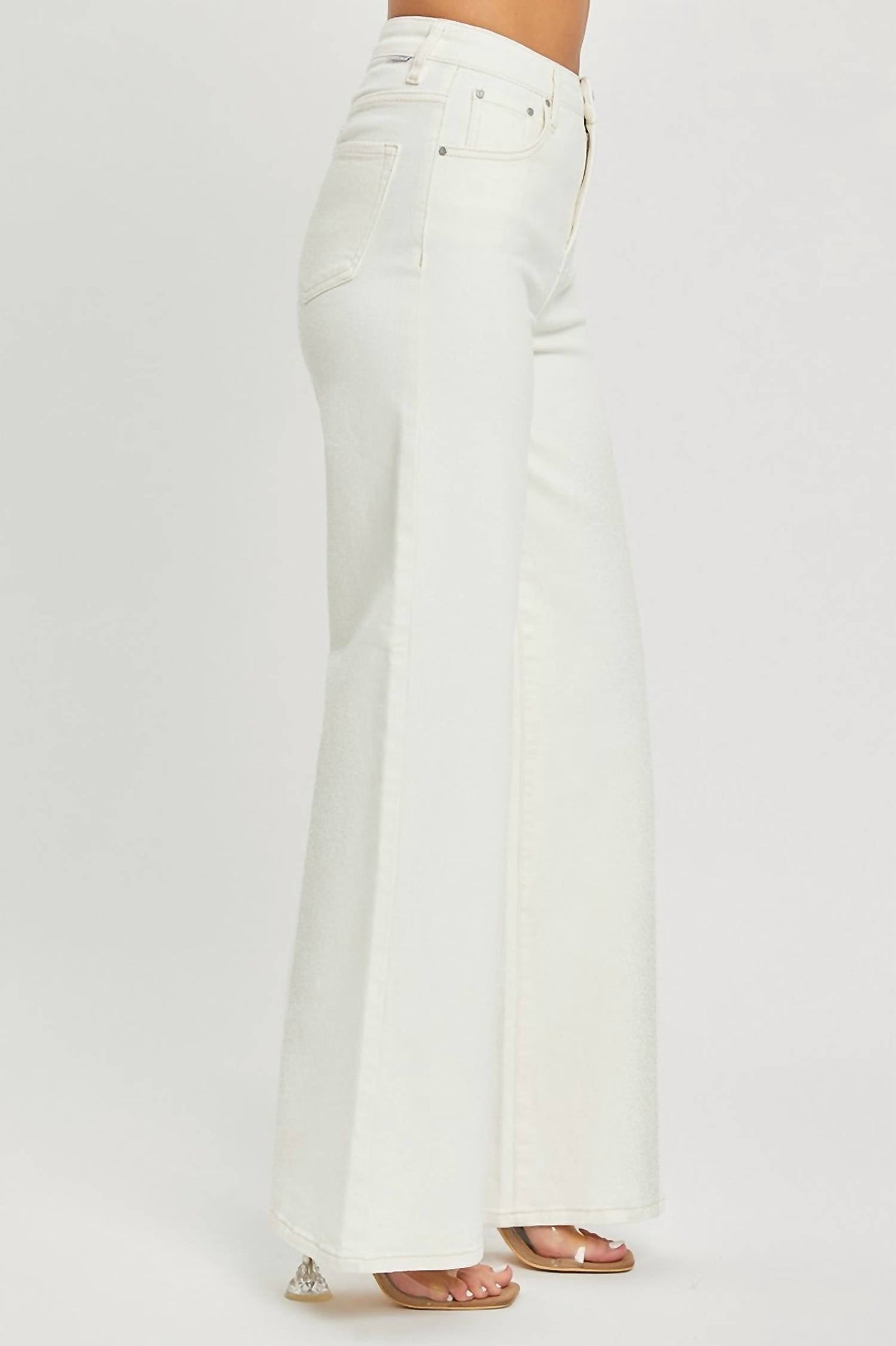 Risen - Tummy Control Wide Leg Jeans