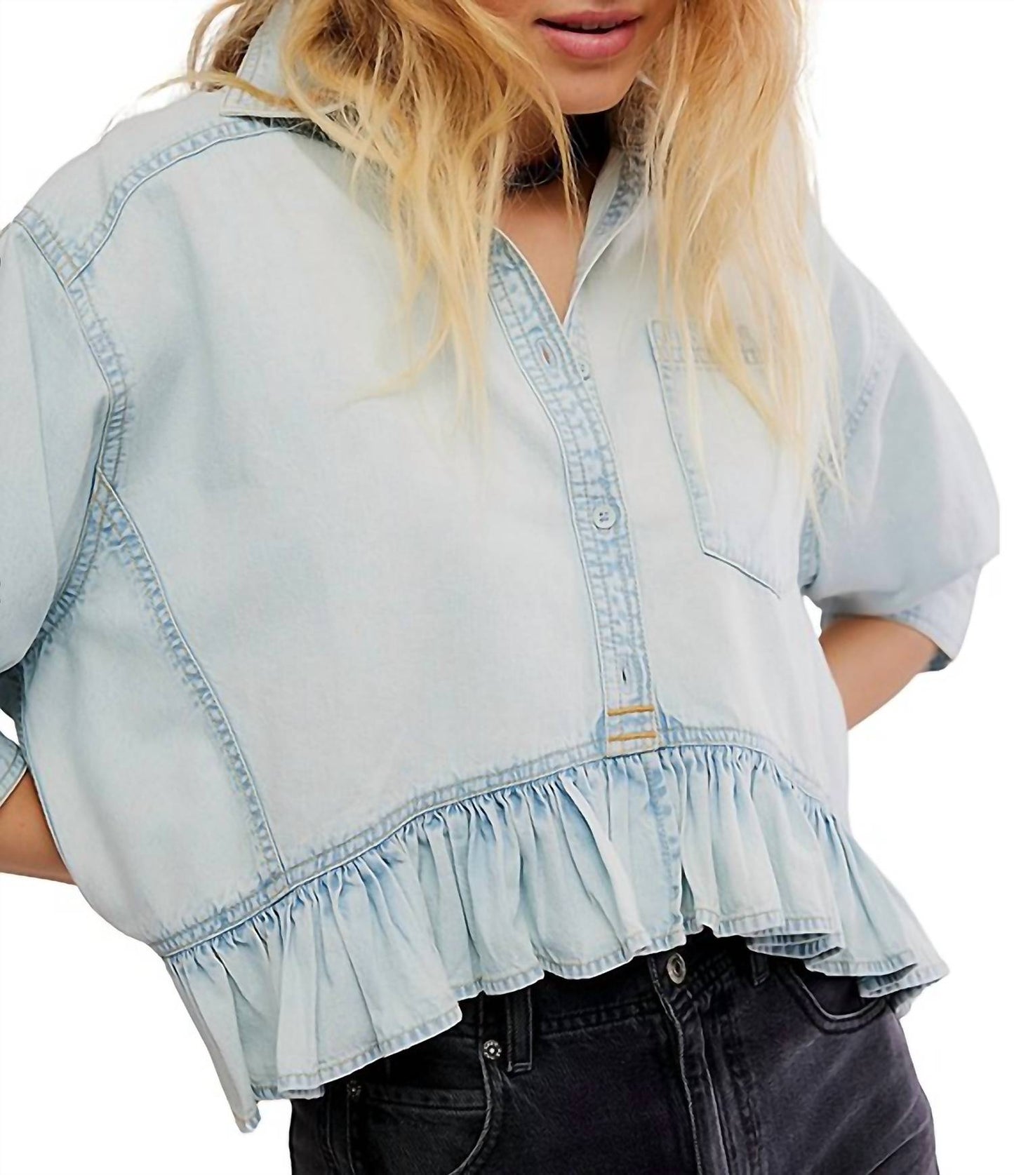 Free People - Bailey Denim Shirt