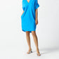 Joseph Ribkoff - Ruffled V-neck Shift Dress