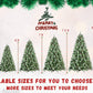 8 Ft The Full-Bodied Pre-Decorated Pinecone Christmas Tree