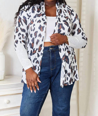 Double Take - Cardigan Leopardo