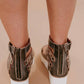 Bedstu - Women's Leather Zipper Platforms Sandals Shoes