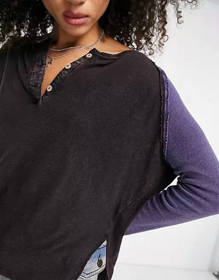 Pessoas Livres - GRAND SLAM COLOR BLOCK HENLEY BLUSA