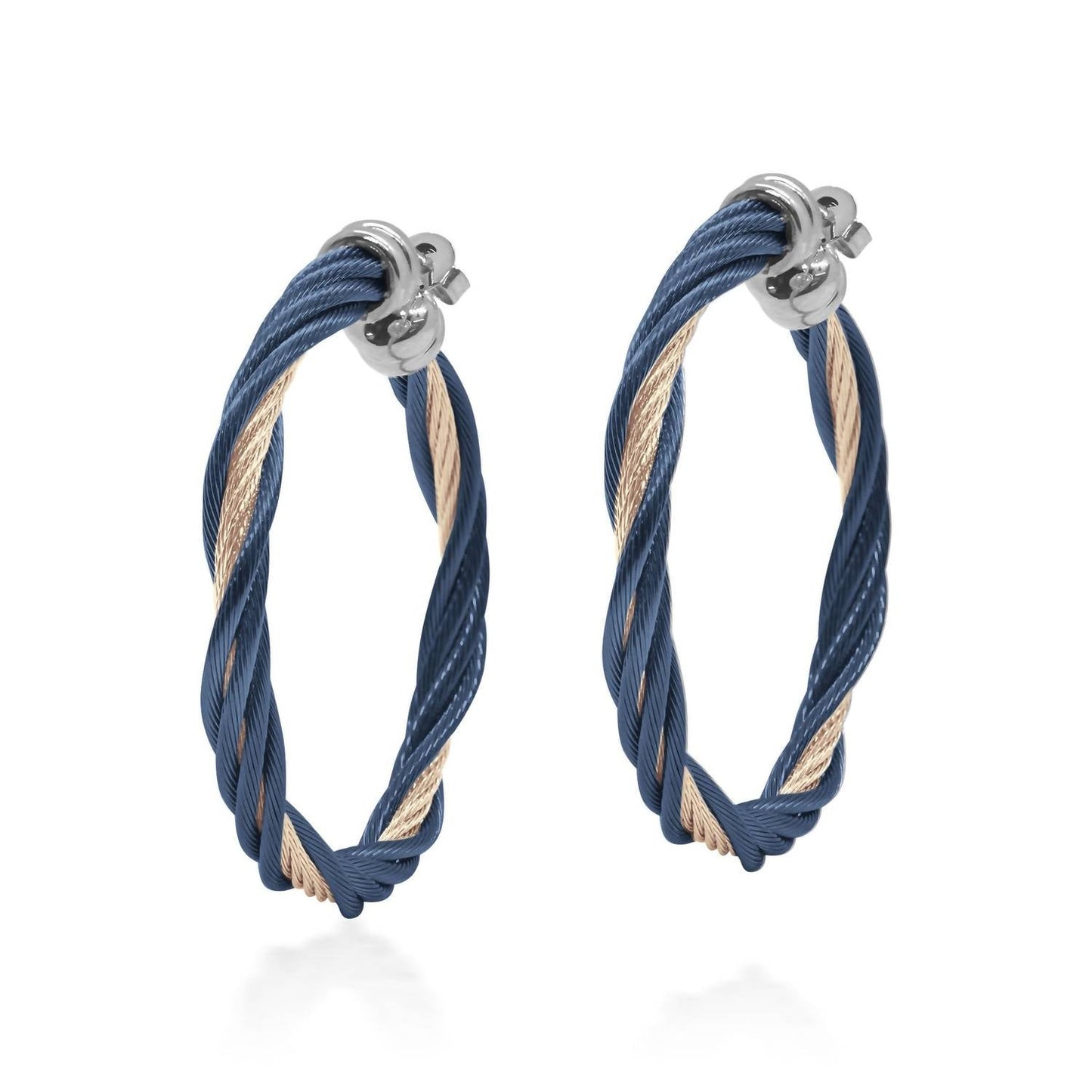 Alor - Modern Twist 1.5" Hoop Earrings